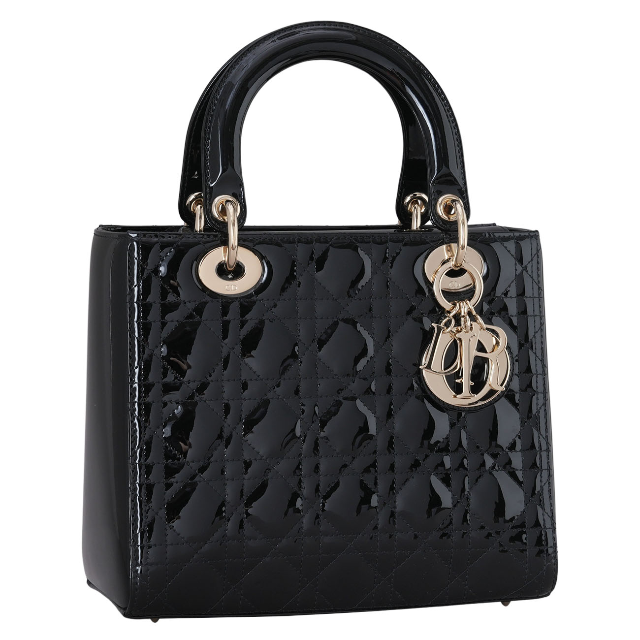 CHRISTIAN DIOR(USED)크리스찬 디올 페이던트 레이디백 미듐